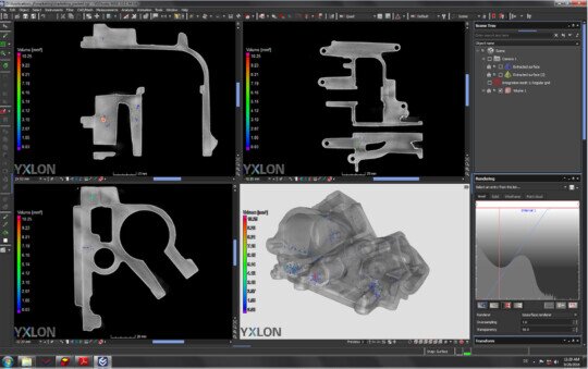 Analisi porosità su componenti in Tomografia Industriale