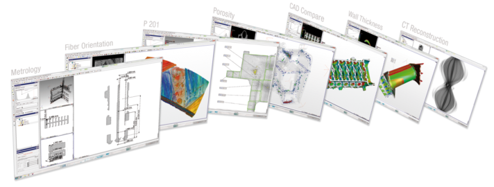 Software tomografico computerizzata industriale si compone di diversi pacchetti