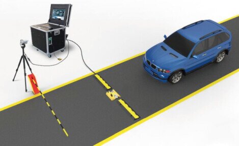 Sistema di ispezione sottoveicoli professionale per il controllo sicurezza di autocarri e veicoli pesanti