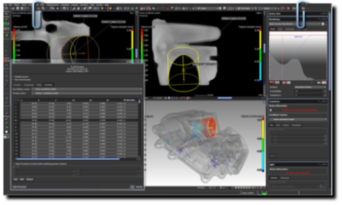 Visualizzazione Comparazione Tomo <> CAD