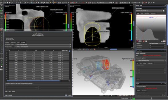 Analisi geometriche su componenti con Tomografia Industriale