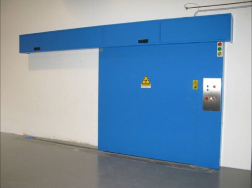 Portone esterno per bunker raggi-x per controlli non distruttivi Protezione esterna in piombo per bunker raggi-x