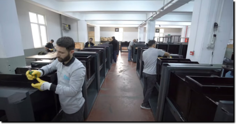 Produzione dei impianti a raggi-x per la sicurezza Produzione dei Scanner a raggi-x per la sicurezza