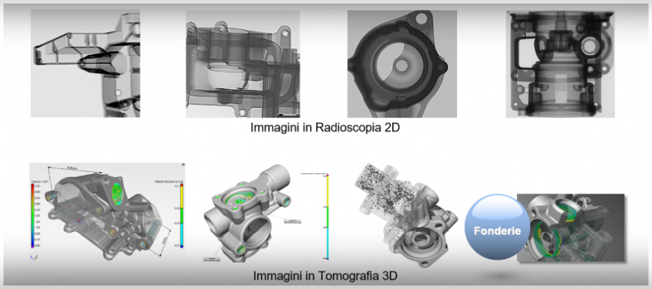 Radioscopia Industriale su componenti di Fonderia
