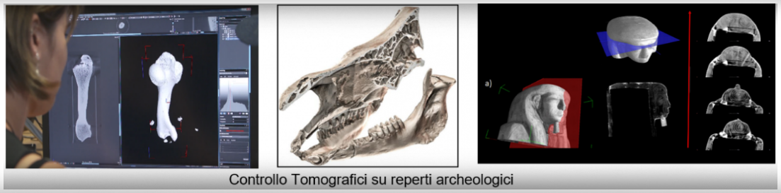 Tomografia Industriale su componenti Geologici e Reperti Tomografia Industriale in campo universario e di ricerca