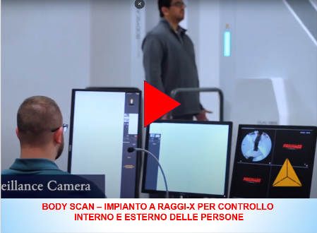 Sicurezza con Body Scan controllo persone a raggi-x  