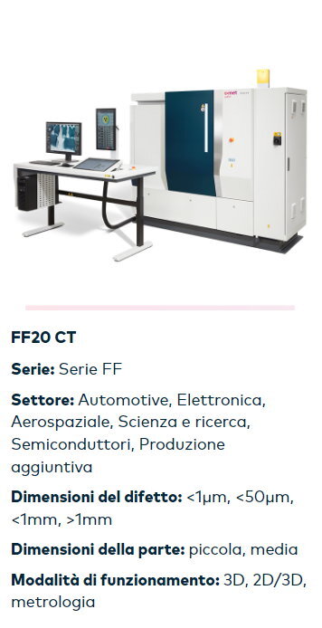 Tomografia industriale Impianto  FF20