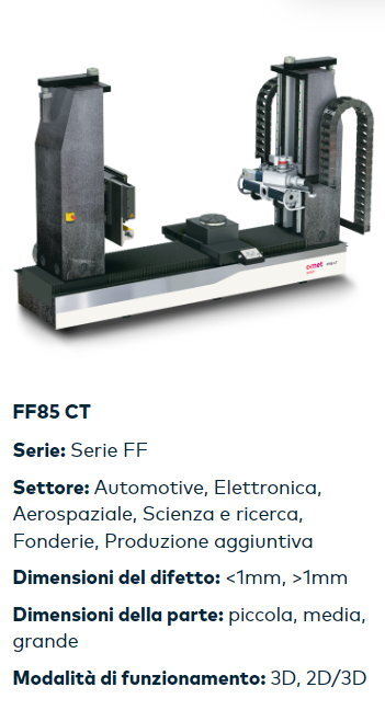 Cabina di tomografia industriale computerizzata  - Y.CT FF85