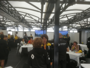 Gran Premio di Monza 2019 all'interno al Paddock della Renault durante la visita di Xrayconsult