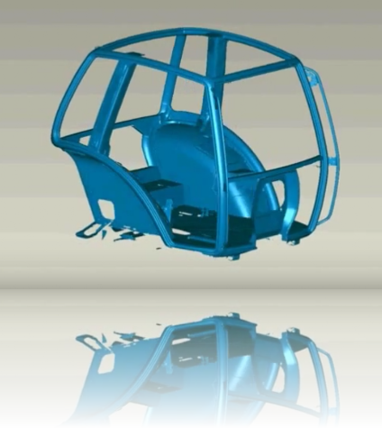 Scansione 3D - cabina Trattore