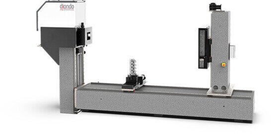 Sistema tomografia Diondo d7 acceleratore lineare Linac 3-9 MeV manipolatore 8 assi alta densità titanio acciaio 200kg