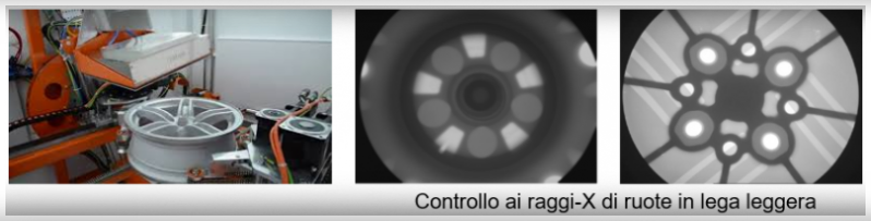 Immagini di Radioscopia Industriale su ruote in lega leggera Radioscopia Industriale su ruote in lega leggera
